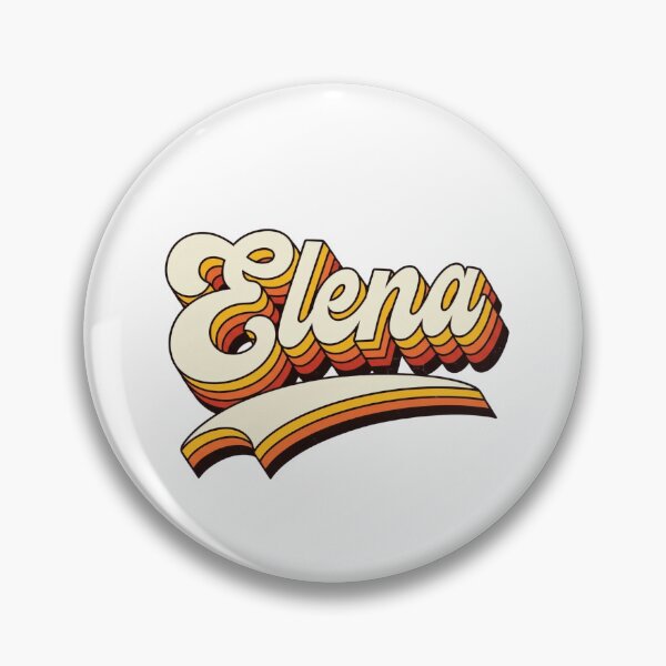 Item preview, Elena Name Retro 70s Vintage design designed and sold by Teelogic.