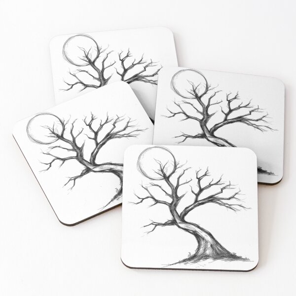 Item preview, Dead Tree Under The Full Moon designed and sold by The-SilentPlace.