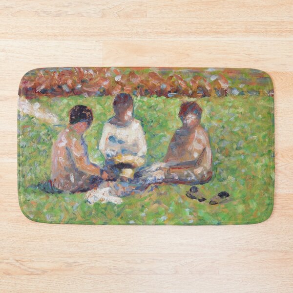 Item preview, The Picnic by Georges Seurat: Neo Impressionist Pointillist Garden Poster designed and sold by artofuniverse.