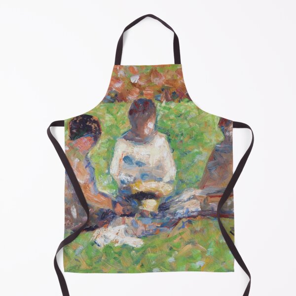 Item preview, The Picnic by Georges Seurat: Neo Impressionist Pointillist Garden Poster designed and sold by artofuniverse.