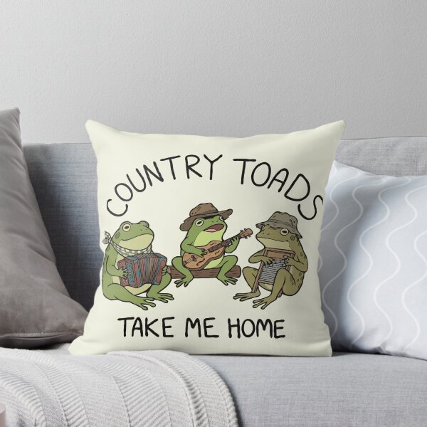 Item preview, Folk Frog Trio Country Toads Take Me Home designed and sold by Gkinoki.