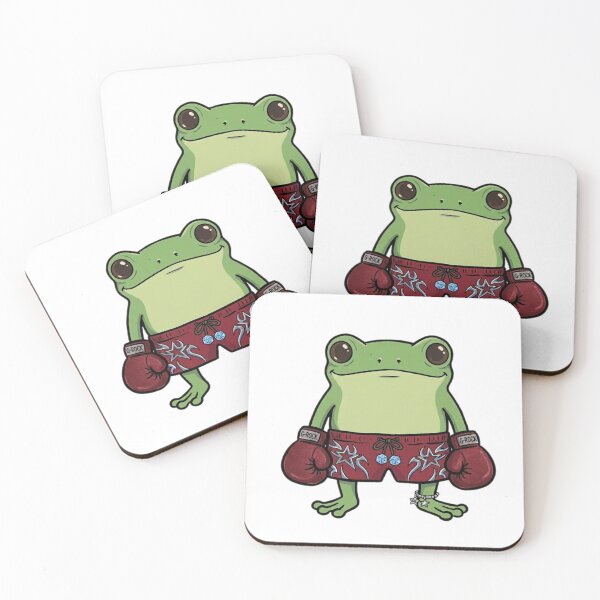Item preview, Cyber Y2K Boxing Frog Doodle - Aesthetic 2000s Streetwear & MMA Vibes designed and sold by ogduckboy.