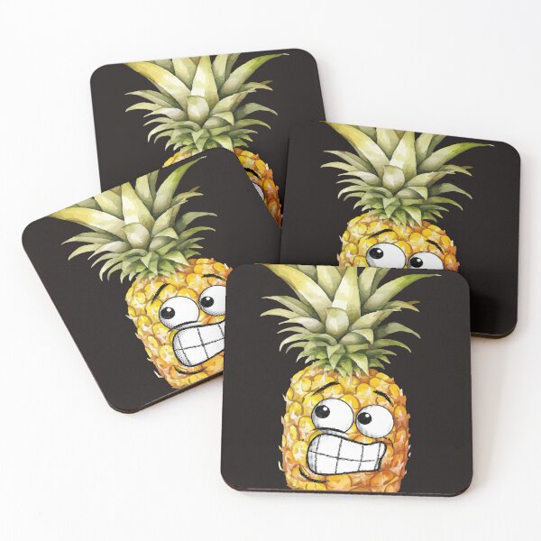 Item preview, Shy Pineapple Cute Funny Fruit Design | Kawaii Introvert T-Shirt, Sticker & Gift designed and sold by Aniahck.