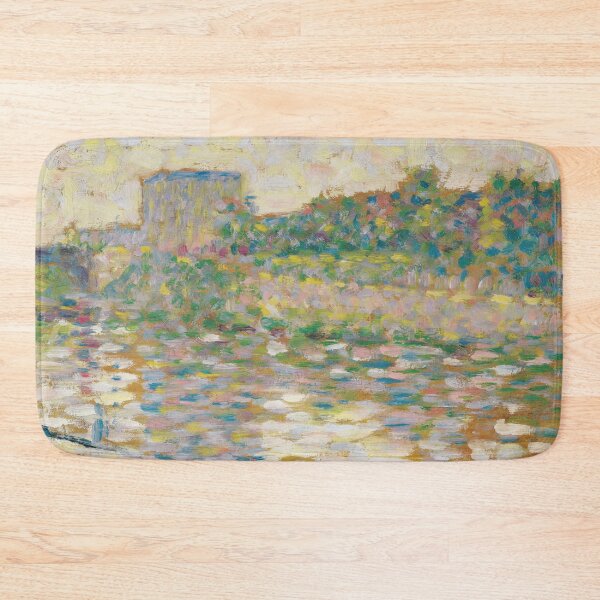 Item preview, The Seine at Courbevoie by Georges Seurat: Neo Impressionist Wall Art Poster designed and sold by artofuniverse.