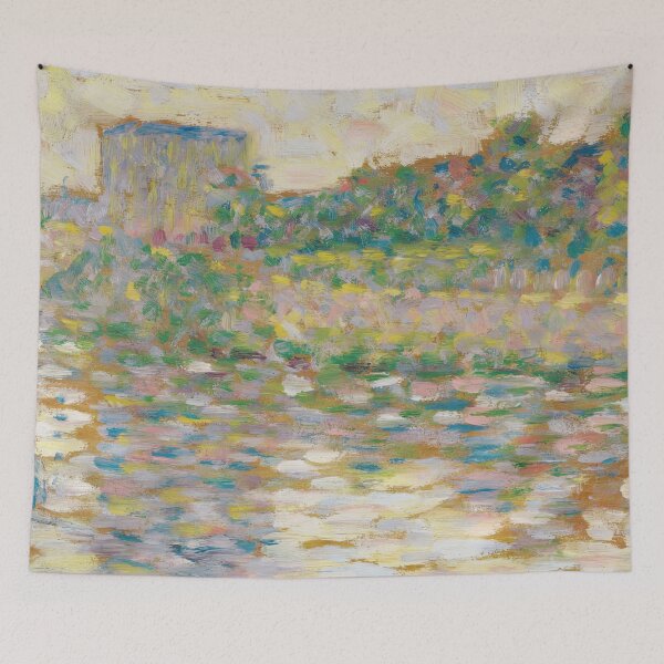 Item preview, The Seine at Courbevoie by Georges Seurat: Neo Impressionist Wall Art Poster designed and sold by artofuniverse.