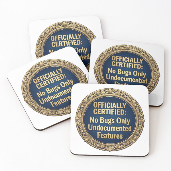 Item preview, Certificate Undocumented Features Programmer Gift designed and sold by eikulabs.