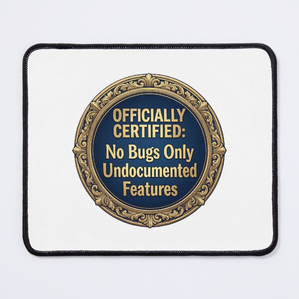 Item preview, Certificate Undocumented Features Programmer Gift designed and sold by eikulabs.