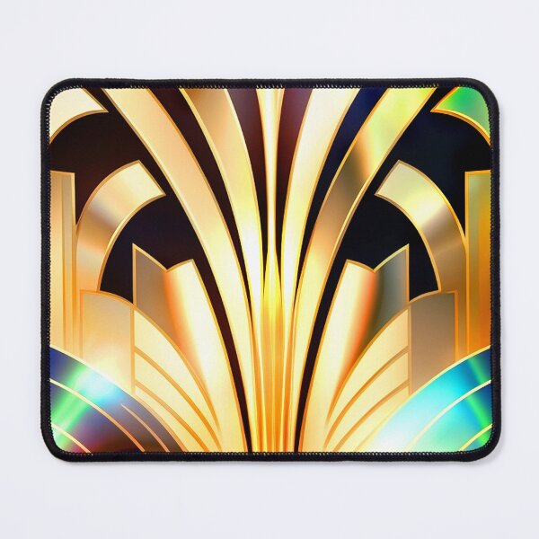 Item preview, GOLD GOLD - Art Deco - PATTERN  designed and sold by CleverCulture.