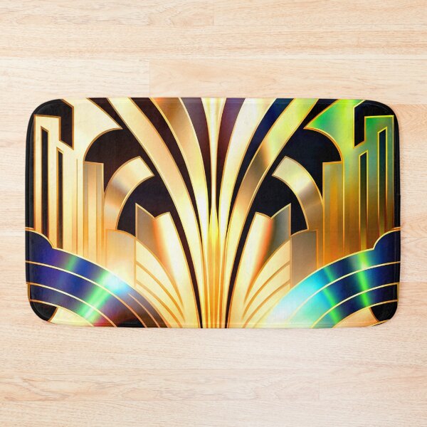 Item preview, GOLD GOLD - Art Deco - PATTERN  designed and sold by CleverCulture.