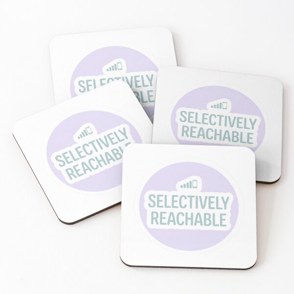 Item preview, Selectively Reachable Funny Introvert Sticker designed and sold by CutePlix.