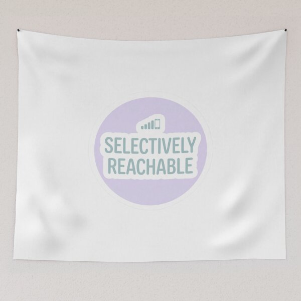 Item preview, Selectively Reachable Funny Introvert Sticker designed and sold by CutePlix.