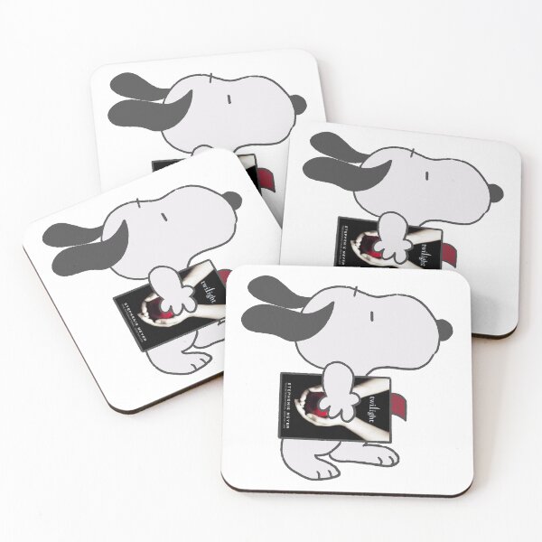 Item preview, snoopy reading twilight designed and sold by liveawhimsylife.