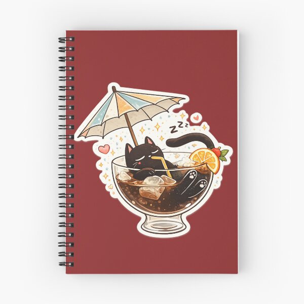 Item preview, Introvert Chill Cat Iced Coffee Design | Cute Lazy Cat Summer Aesthetic | Anti Social Relax Vibes designed and sold by sumodesign.