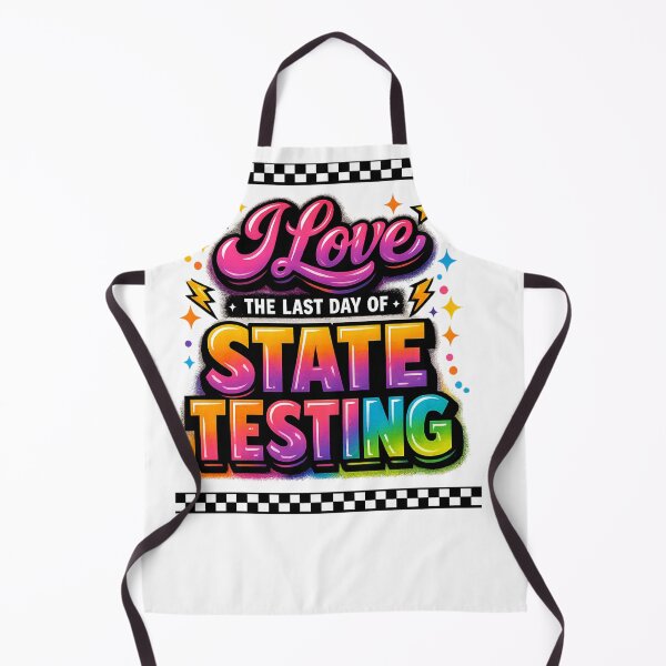 Item preview, Retro Test Day I Love the Last Day of State Testing Teacher, Teacher Testing Week Gift, End of Exams Graphic Tee designed and sold by Inkvado.