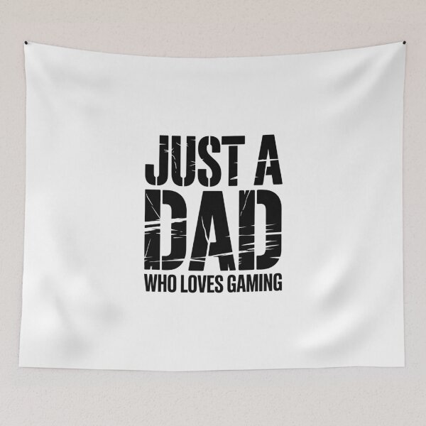Item preview, Just a Dad Who Loves Gaming designed and sold by jkrphoto.