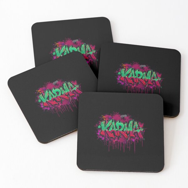 Item preview, Karma-Graffiti Quote | Underground Street Art designed and sold by typoinspired.