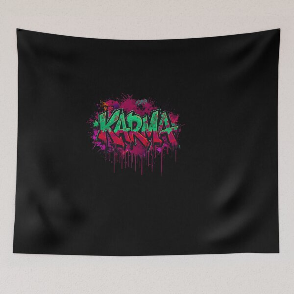 Item preview, Karma-Graffiti Quote | Underground Street Art designed and sold by typoinspired.