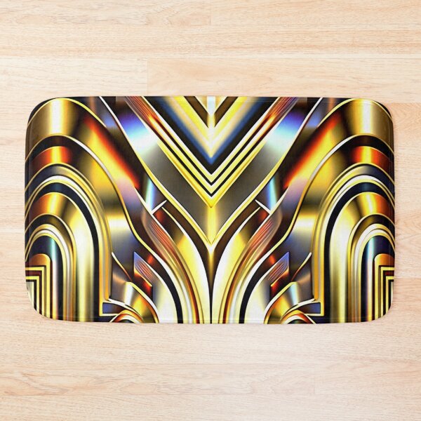 Item preview, GOLD GOLD - Art Deco - PATTERN  designed and sold by CleverCulture.