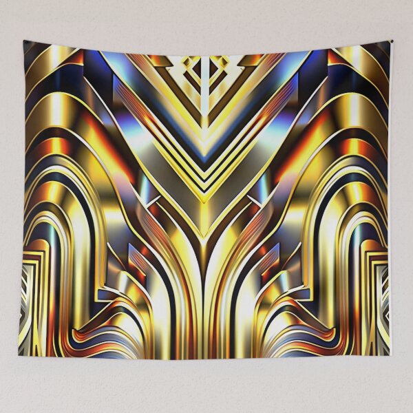 Item preview, GOLD GOLD - Art Deco - PATTERN designed and sold by CleverCulture.