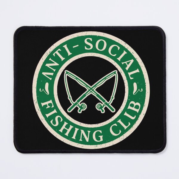 Item preview, Anti Social Fishing Club – I’d Rather Be Fishing Alone Funny Bass Angler designed and sold by Ladys-Gents.