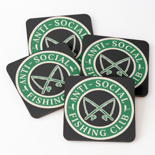 Item preview, Anti Social Fishing Club – I’d Rather Be Fishing Alone Funny Bass Angler designed and sold by Ladys-Gents.
