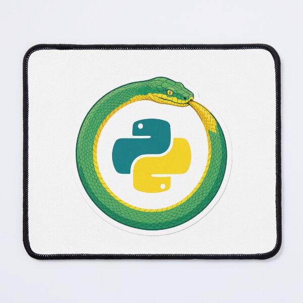 Item preview, Python Snake Ouroboros Developer Sticker designed and sold by eikulabs.