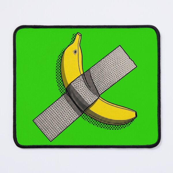 Item preview, Pop Art Banana and Duct Tape Graphic with Halftone Dots designed and sold by Terry Bain.