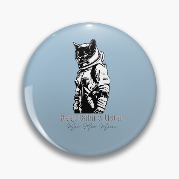 Item preview, Keep Calm & Listen to the Cat, T-shirt Design designed and sold by BoldMarks.