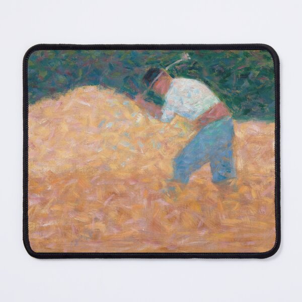 Item preview, The Stone Breaker by Georges Seurat: Neo Impressionist Rustic Wall Art Poster designed and sold by artofuniverse.