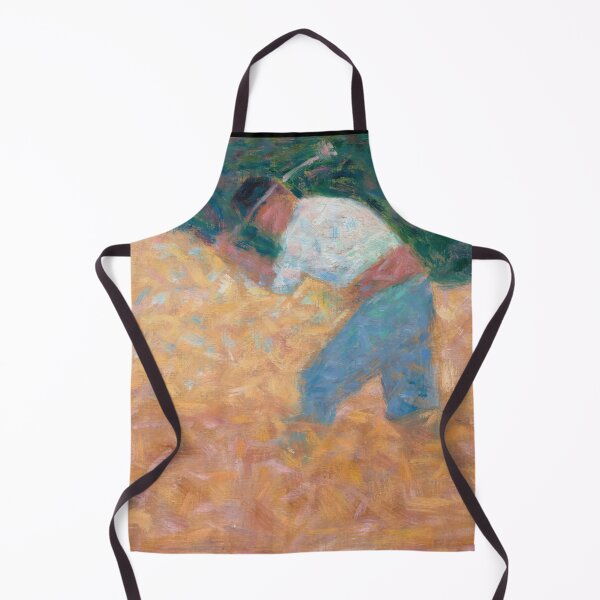 Item preview, The Stone Breaker by Georges Seurat: Neo Impressionist Rustic Wall Art Poster designed and sold by artofuniverse.