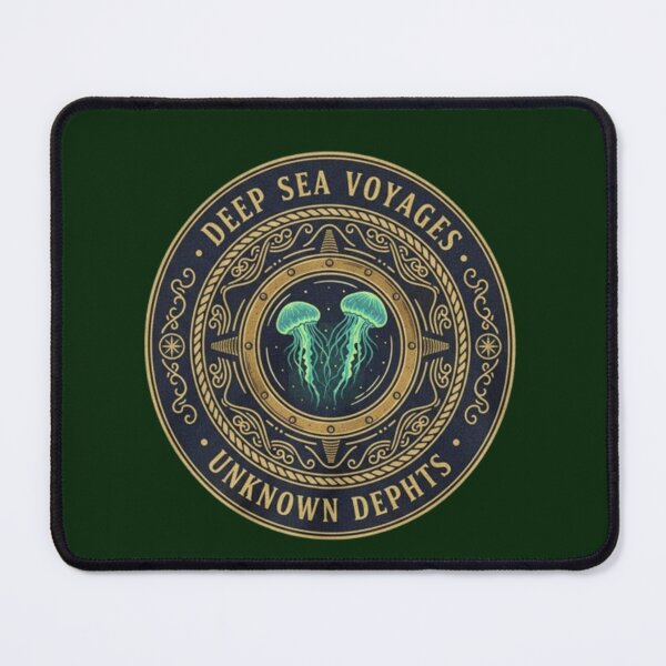 Item preview, Deep Sea Voyages – Cosmic Jellyfish Emblem designed and sold by Dogandesighn.