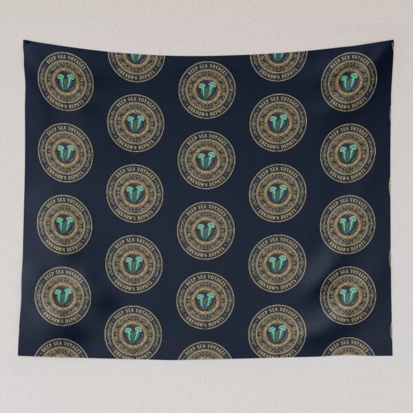 Item preview, Deep Sea Voyages – Cosmic Jellyfish Emblem designed and sold by Dogandesighn.