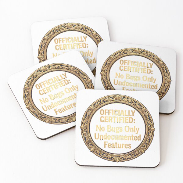 Item preview, Gold Baroque Developer Joke Sticker designed and sold by eikulabs.