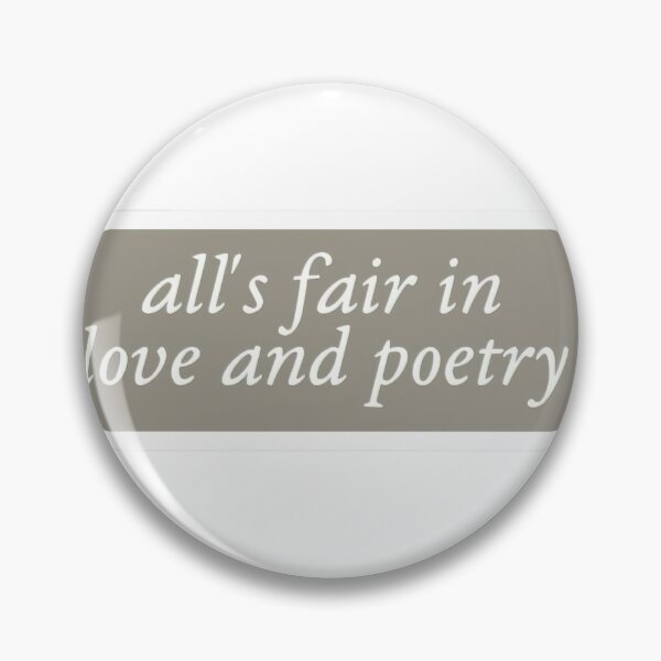 Item preview, all’s fair in love and poetry  designed and sold by gloriana13.