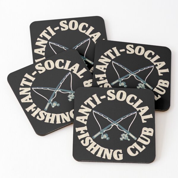 Item preview, Funny Fishing Dad Gift – Anti Social Bass Fishing Club Vintage Design designed and sold by Ladys-Gents.