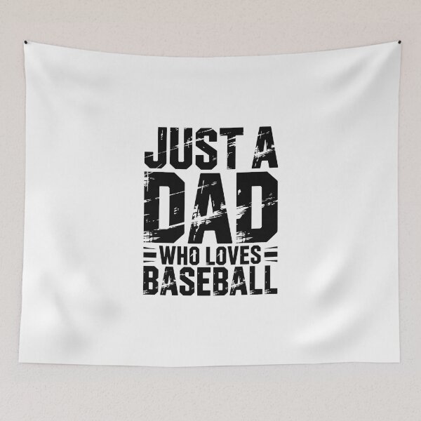 Item preview, Just a Dad Who Loves baseball  designed and sold by jkrphoto.