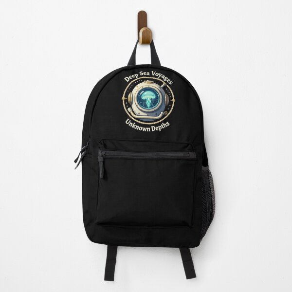 Item preview, Deep Sea Voyages – Nautical Jellyfish Emblem designed and sold by Dogandesighn.