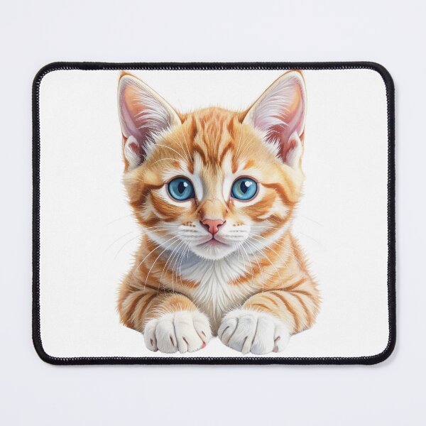 Item preview, Orange Tabby Kitten Blue Eyes designed and sold by SabraDD.