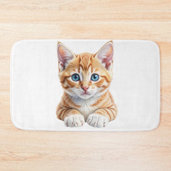 Item preview, Orange Tabby Kitten Blue Eyes designed and sold by SabraDD.
