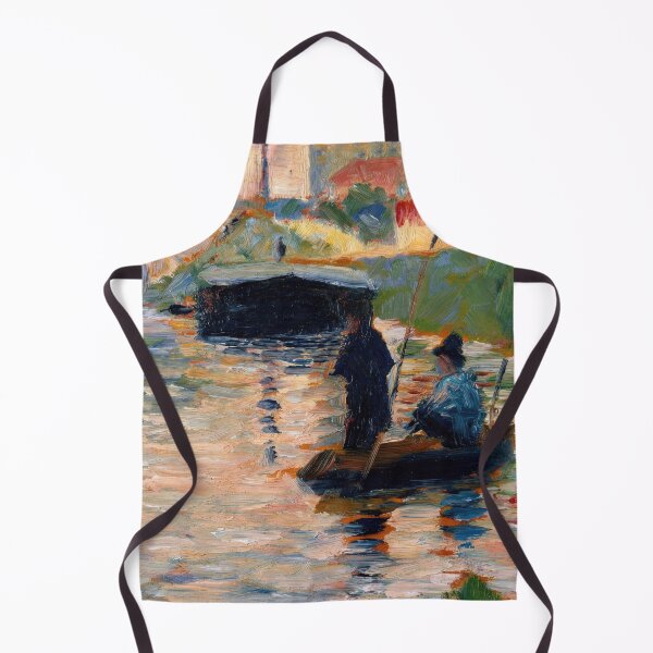 Item preview, View of the Seine by Georges Seurat: Neo Impressionist River Scene Poster designed and sold by artofuniverse.