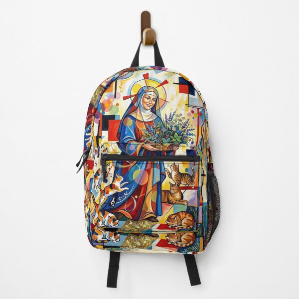 Item preview, Saint Gertrude of Nivelles with cats. designed and sold by Natalia-Vlad.
