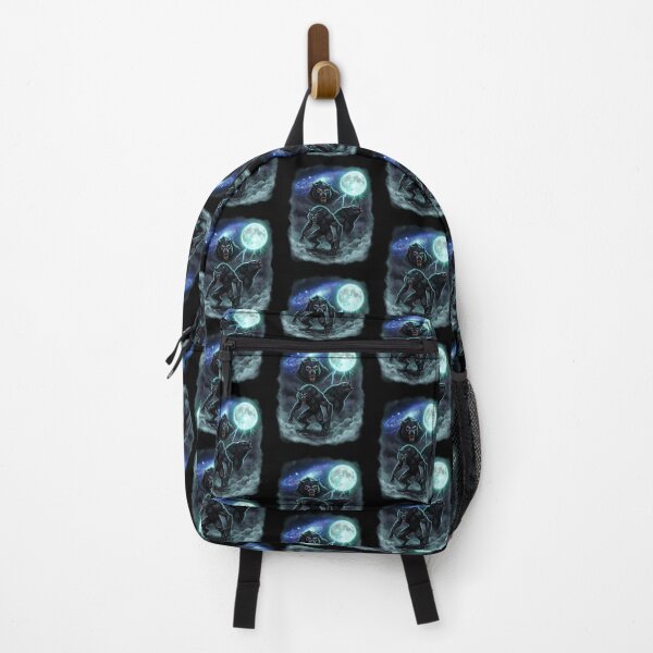 Item preview, Three Werewolves Howling Under A Glowing Full Moon designed and sold by EthosWear.