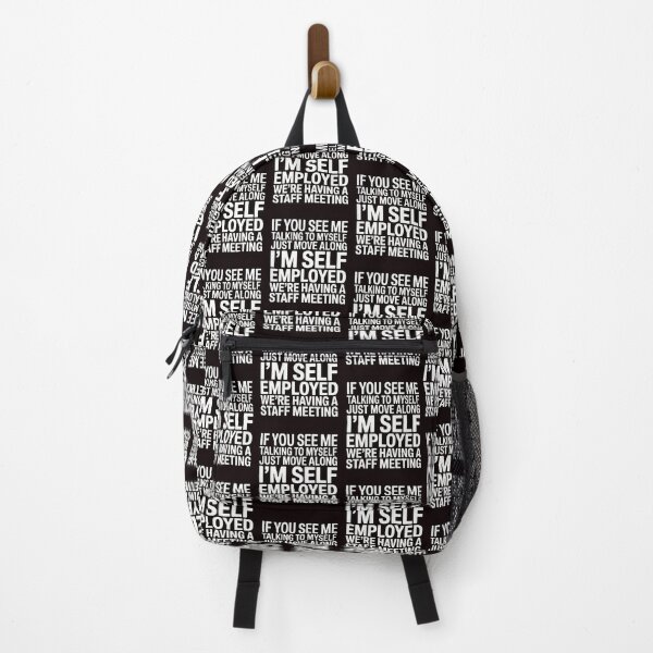 Item preview, If You See Me Talking To Myself Just Move Along – Self Employed Freelancer Humor designed and sold by Redgiant87x.