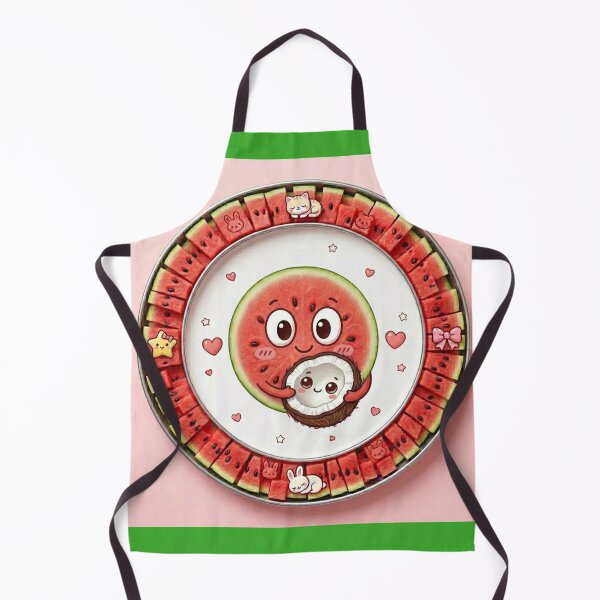 Item preview, Watermelon and CoCOMelon kids fun Kawaii SUMMER designed and sold by OrangeLovefun.