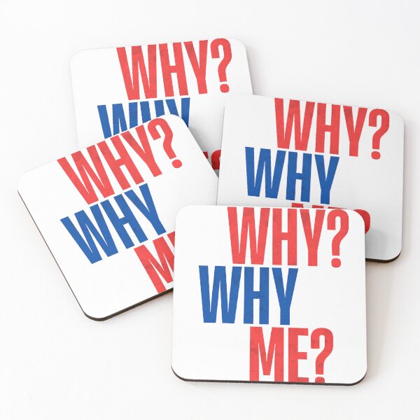 Item preview, Why Me Vintage graphic Red and Blue designed and sold by OhUTees.