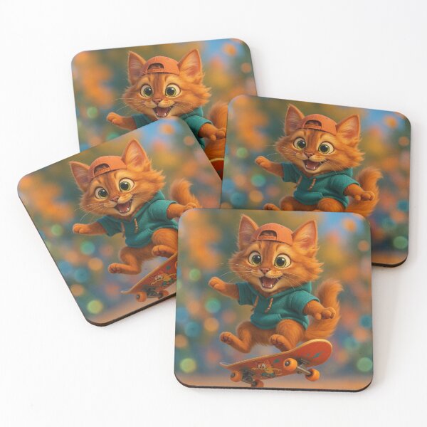 Item preview, Skater Somali Cat designed and sold by Sillytoe.