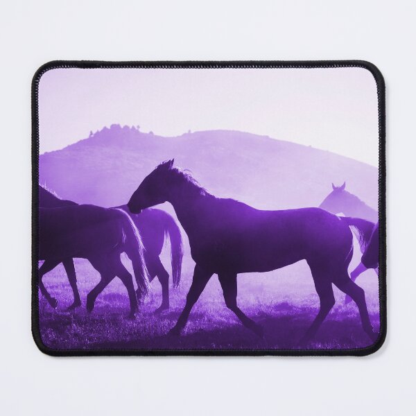 Item preview, Purple horses - Horse lovers designed and sold by Inspirationmotivation.