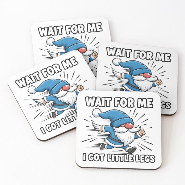 Item preview, gnome wait for me cute funny garden quote designed and sold by ArtDesignTp.