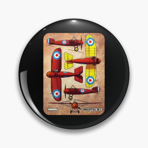 Item preview, Bristol M.1 British WW1 Monoplane Fighter Aircraft Diagram designed and sold by MilitaryMart.