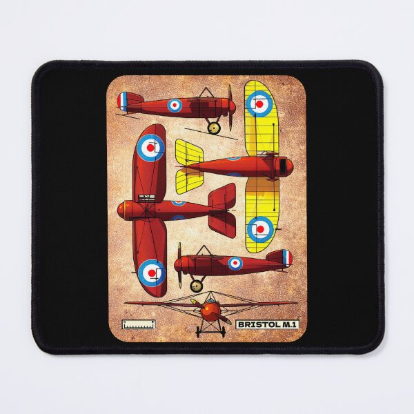 Item preview, Bristol M.1 British WW1 Monoplane Fighter Aircraft Diagram designed and sold by MilitaryMart.